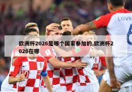 欧洲杯2026是哪个国家参加的,欧洲杯2020在哪