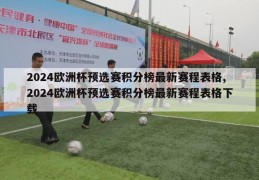 2024欧洲杯预选赛积分榜最新赛程表格,2024欧洲杯预选赛积分榜最新赛程表格下载